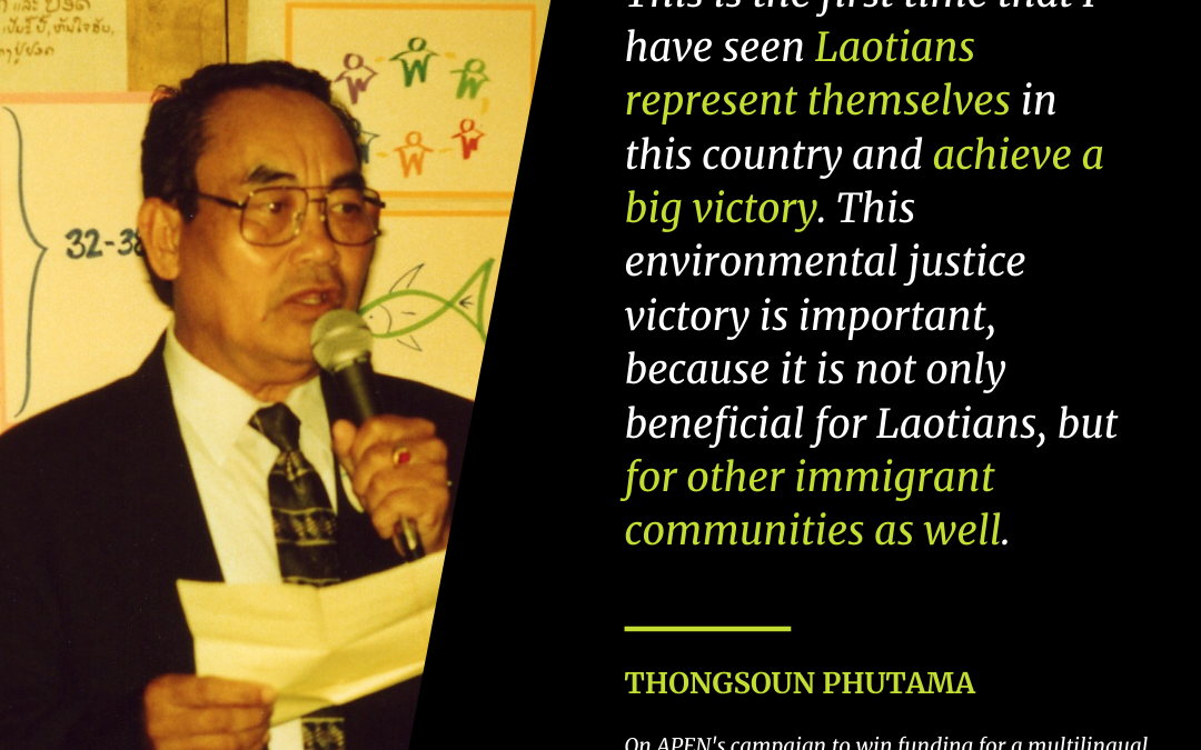 A Lifetime of Commitment: Honoring Thongsoun Phuthama